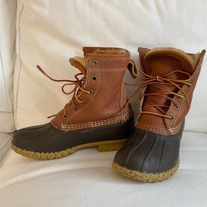 Women's Bean Boots, 8" Shearling-Lined